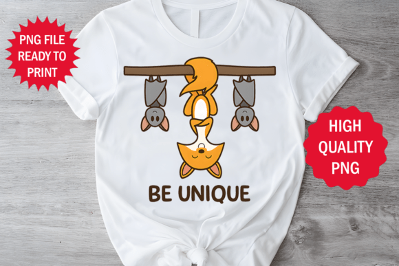Be Unique Animal Sublimation T-shirt Png Review