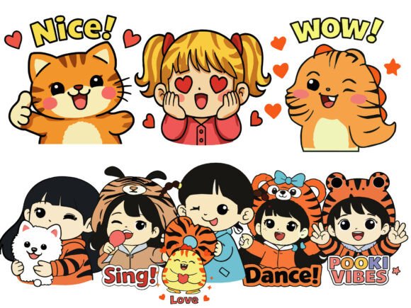 Clipart for Children s Themes Stickers