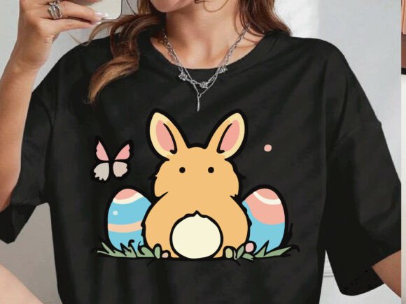 Cute Easter Bunny Sweatshirt PNG Design Review