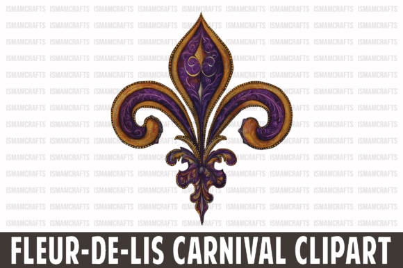 Fleur-de-Lis Carnival Clipart PNG Review