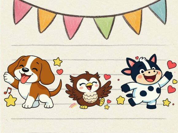 Free 7 Kawaii Animal Collection Design Review