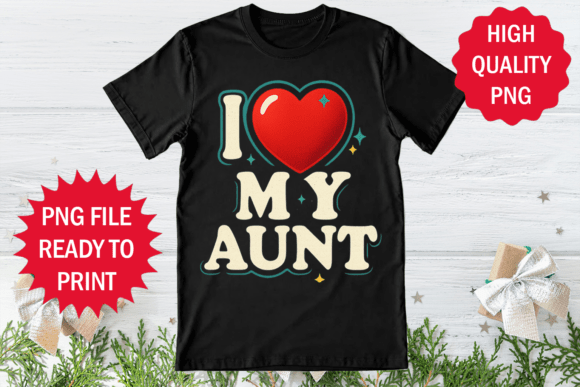 I Love My Aunt Vintage Design Clipart Review
