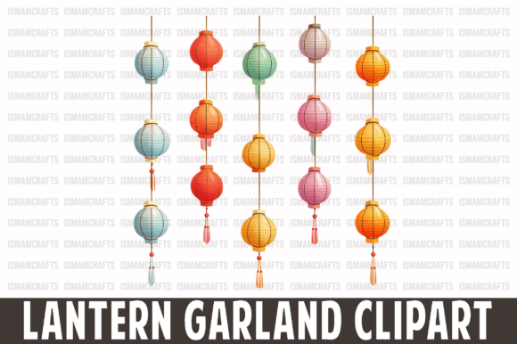 Lantern Garland Clipart PNG Review