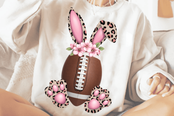 Leopard Football Easter Bunny PNG Clipar Review
