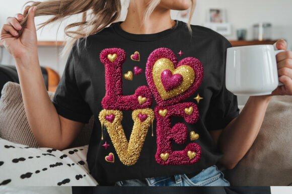 Love Heart Faux Yarn Sublimation Png Gra Review