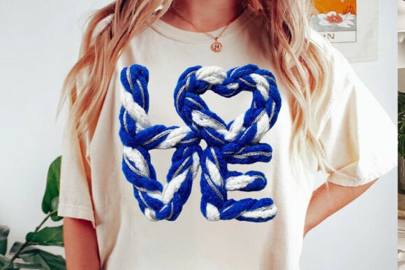Love Heart Faux Yarn Sublimation Png Review