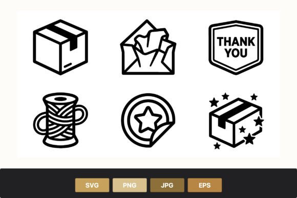 Package and Thread Vector Line Art Set Review