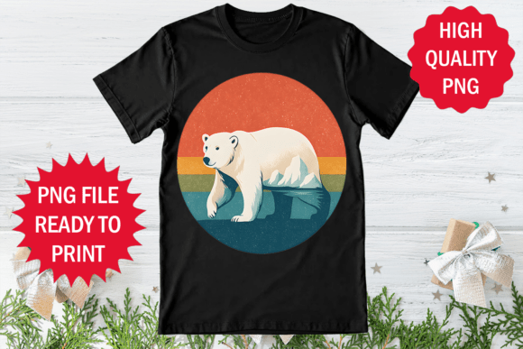Retro Vintage Polar Bear Design Shirt Review