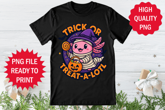 Trick or Treat a Lotl Funny Axolotl Png Review
