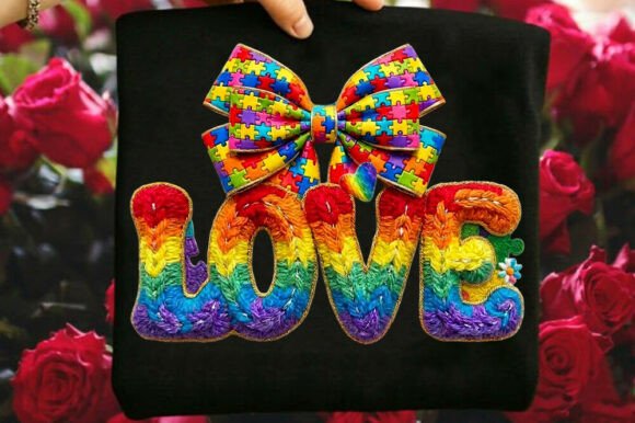 Yarn Autism Puzzle Bow Trendy Shirt Png Review